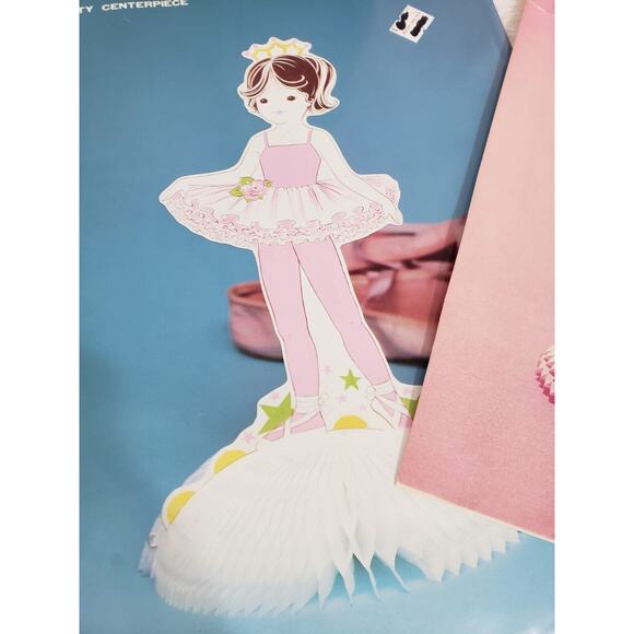 NEW‎ Vintage Birthday Party Decor LOT Ballerina Ballet Dance Centerpiece Die Cut main image 8